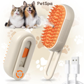 PetSpa Ultrasonic Steam Brush for Dogs and Cats