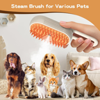 PetSpa Ultrasonic Steam Brush for Dogs and Cats